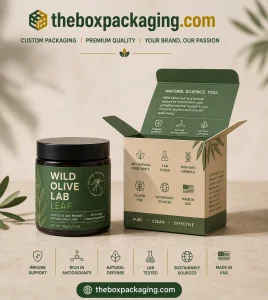 Custom Hemp Cream Packaging Boxes