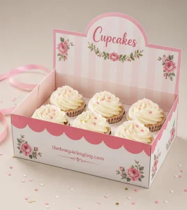 Custom Cupcake Packaging Boxes