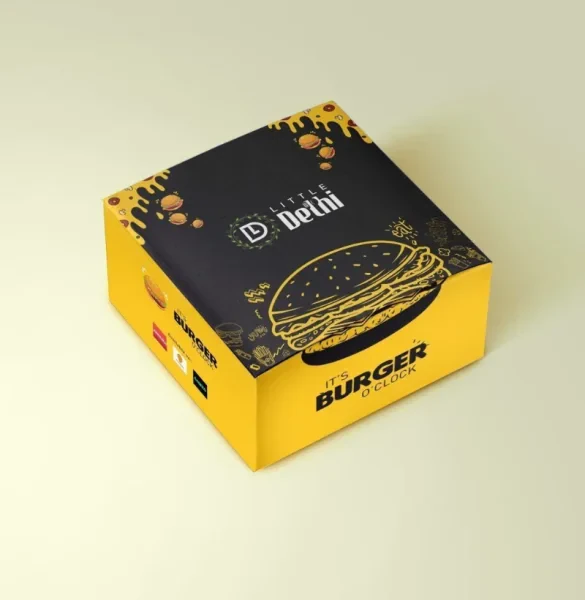 Custom Burger Packaging Boxes