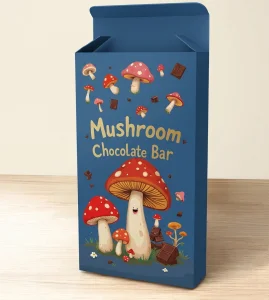 Custom Mushroom Chocolate Bar Boxes