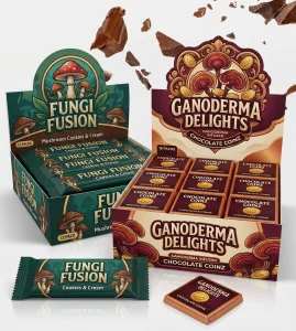 Custom Mushroom Chocolate Bar Boxes