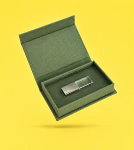 Custom Linen Rigid Business Card Boxes