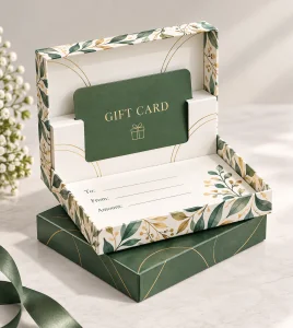 Custom Gift Card Packaging Boxes