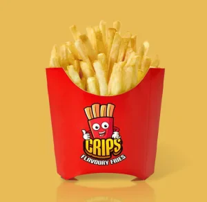 Custom Fries Packaging Boxes