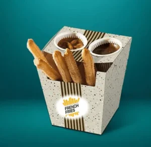 Custom Fries Packaging Boxes