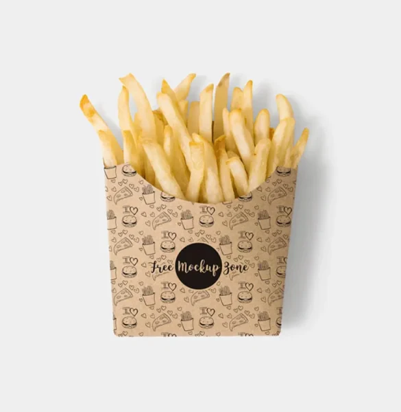 Custom Fries Packaging Boxes