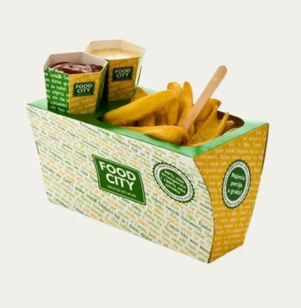 Custom Fries Packaging Boxes
