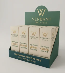 Custom Hemp Oil Display Packaging Boxes