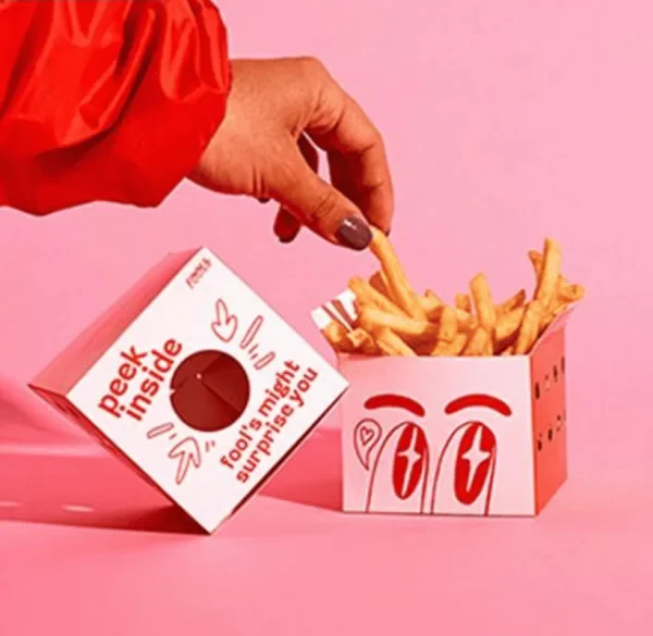 Custom Fries Packaging Boxes