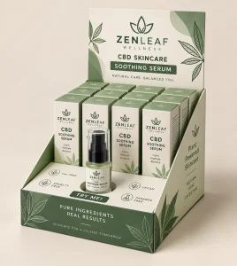 Custom Hemp Tincture Display Packaging Boxes