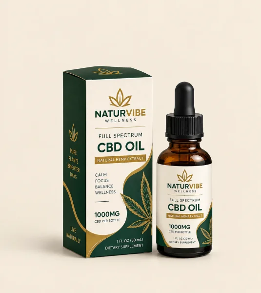 Custom Hemp Oil Packaging Boxes