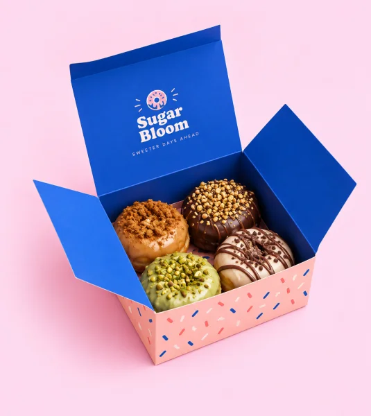 Custom Donut Packaging Boxes