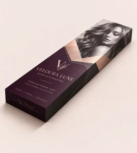 Custom Hair Extension Packaging Boxes