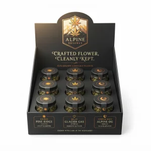 Custom Cannabis Counter Display Packaging Boxes