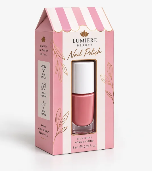 Custom Nail Polish Packaging Boxes