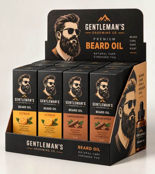 Custom Beard Balm Packaging Boxes