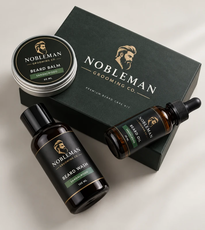 Custom Beard Oil Packaging Boxes