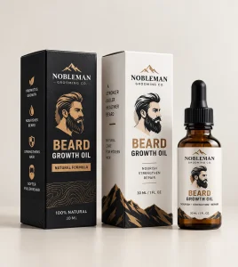 Custom Beard Oil Packaging Boxes