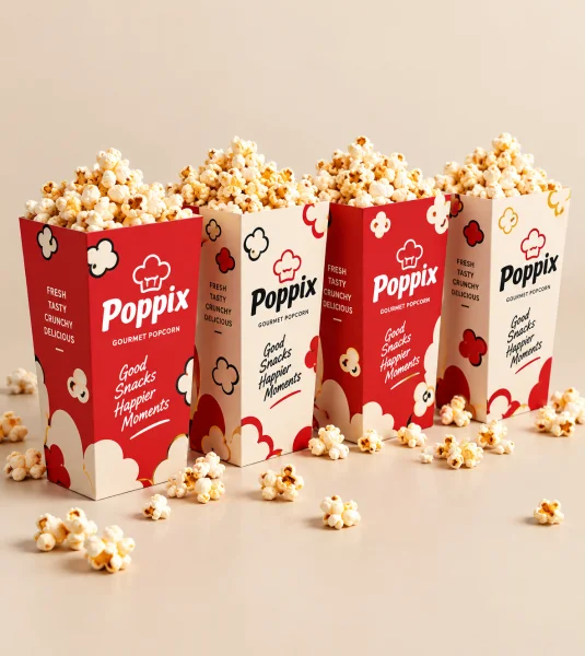 Custom Popcorn Packaging Boxes