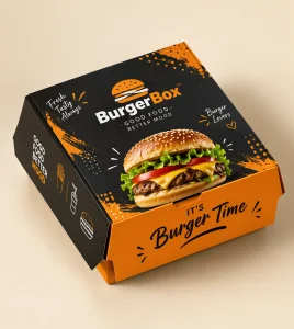Custom Burger Packaging Boxes