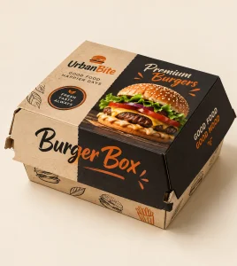 Custom Burger Packaging Boxes