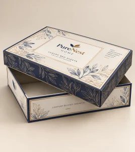 Custom Bed Sheet Packaging Boxes
