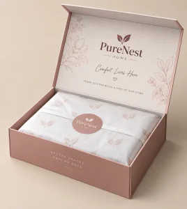 Custom Bed Sheet Packaging Boxes