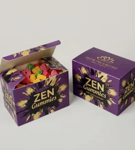 Custom CBD Gummies Packaging Boxes