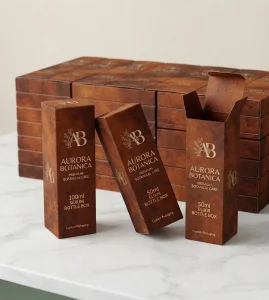 Custom 100ml Bottle Packaging Boxes