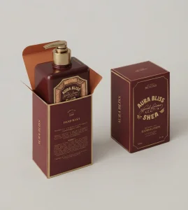 Custom 100ml Bottle Packaging Boxes