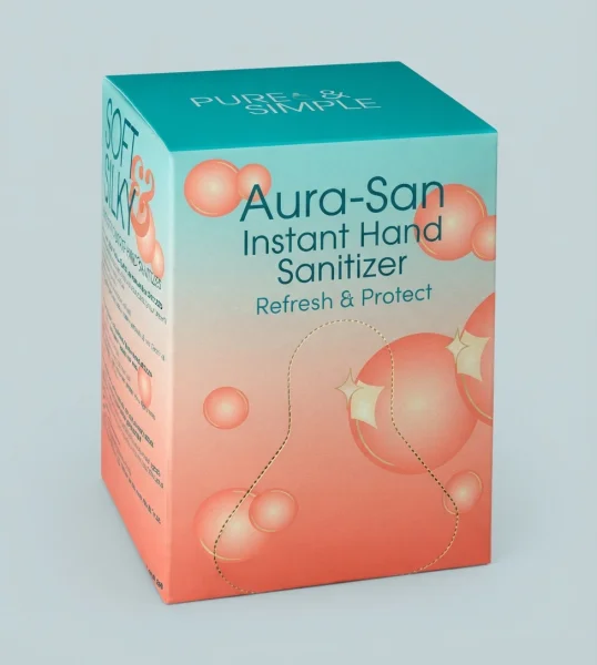 Custom Sanitizer Packaging Boxes