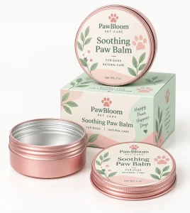 Custom Dog Paw Balm Boxes
