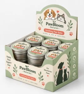Custom Dog Paw Balm Boxes