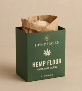 Custom Hemp Flour Packaging Boxes