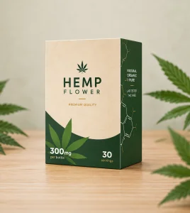 Custom Hemp Flour Packaging Boxes