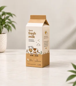 Custom Hemp Milk Packaging Boxes