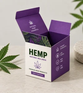 Custom Hemp Milk Packaging Boxes