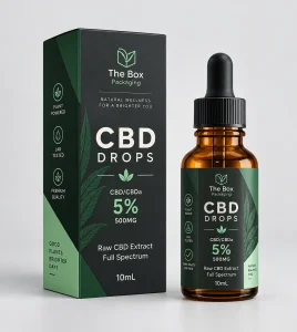 Custom 1ml Bottle Packaging Boxes