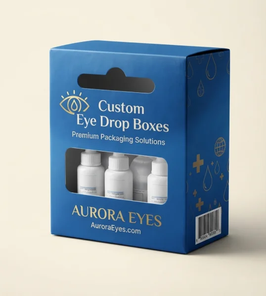 Custom Eye Drops Packaging Boxes