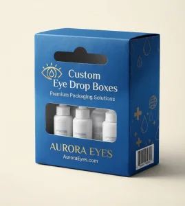 Custom Eye Drops Packaging Boxes