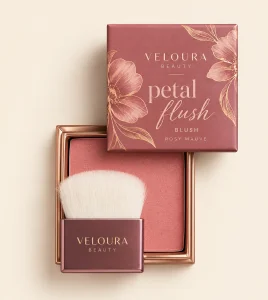 Custom Compact Blush Packaging Boxes
