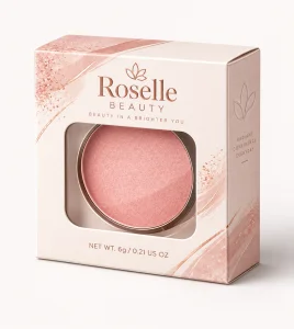 Custom Compact Blush Packaging Boxes