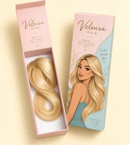 Custom Hair Extension Packaging Boxes