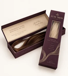 Custom Hair Extension Packaging Boxes