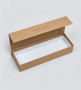 Custom Natural Kraft Covered Rigid Mailing Boxes