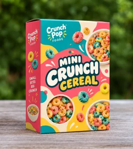 Custom Mini Cereal Boxes