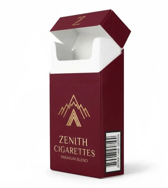 Custom Empty Paper Flip Top Cigarette Boxes
