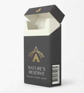Custom Empty Paper Flip Top Cigarette Boxes