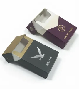 Custom Empty Paper Flip Top Cigarette Boxes