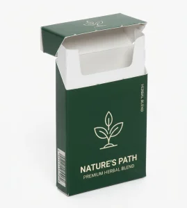 Custom Empty Paper Flip Top Cigarette Boxes